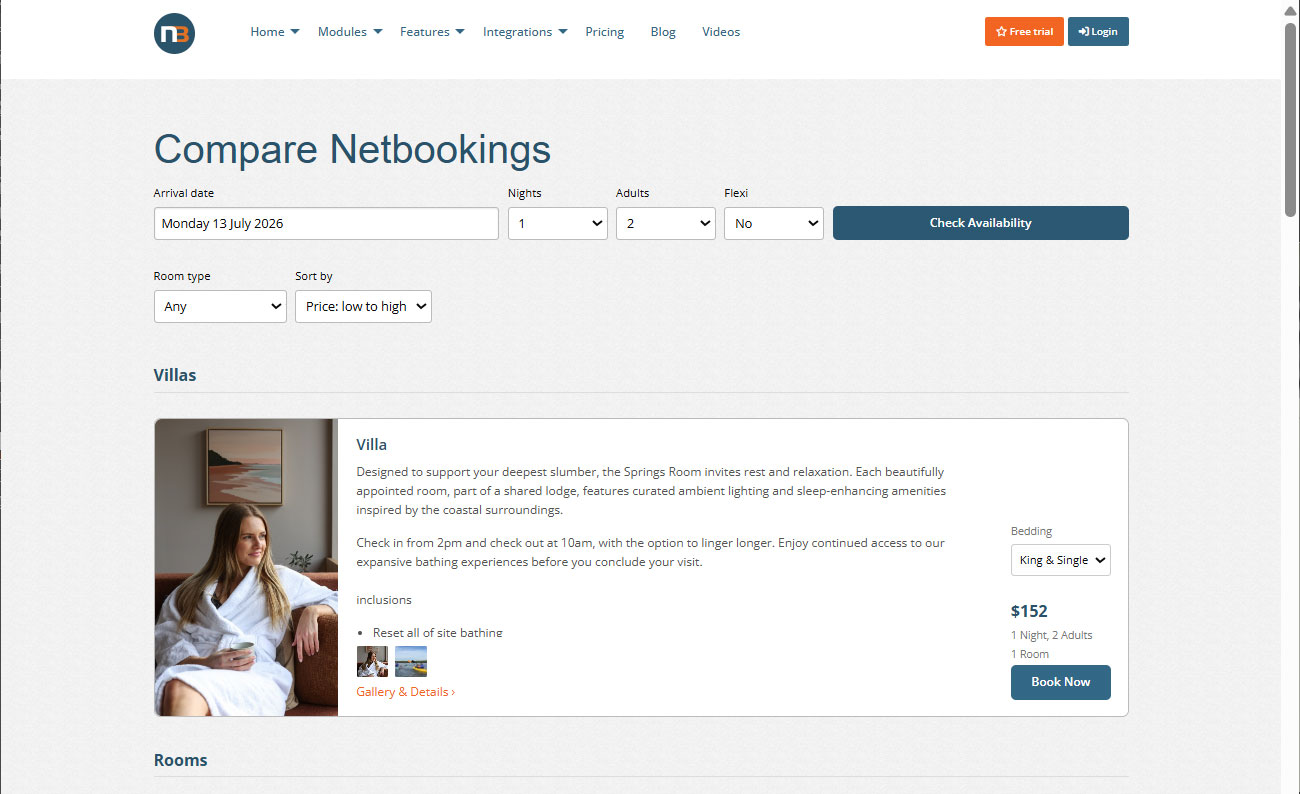 Brand new booking experience for guests who stay