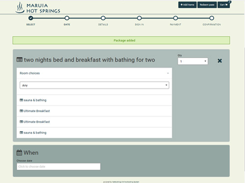 Maruia Hot Springs Immersion Package